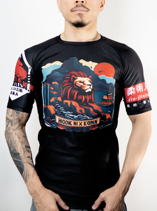 柔術防磨衣 - 獅子山下【限售60件】 | Jiujitsu rashguard - Lion Rock 【Limited 60pcs】